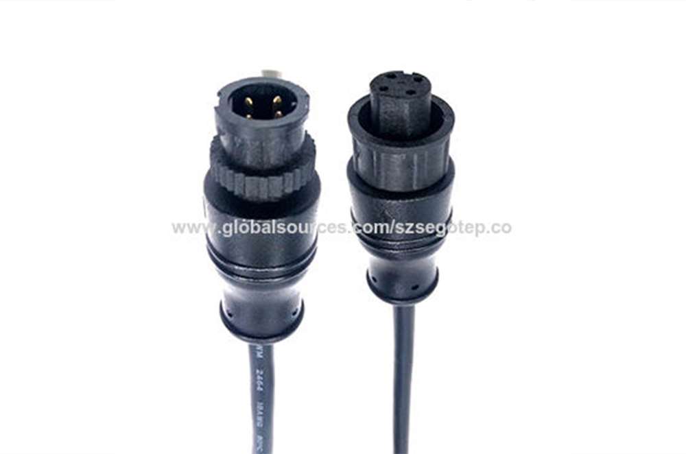 18AWG Wire Gauge 4-pin Waterproof Connector Cable for LED